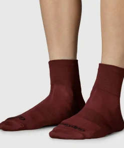 Hot Gripgrab Lightweight SL Short Summer Socks Dark Red