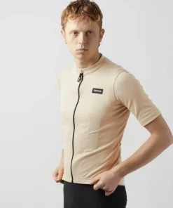 Gripgrab Men's EXPLR Merinotech Short Sleeve Jersey Beige