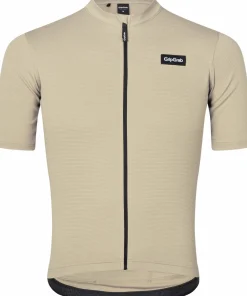Gripgrab Men's EXPLR Merinotech Short Sleeve Jersey Beige
