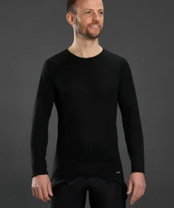 Clearance Gripgrab Merino Polyfibre Long Sleeve Base Layer Black