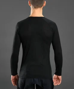 Clearance Gripgrab Merino Polyfibre Long Sleeve Base Layer Black