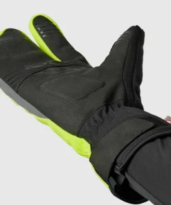 Online Gripgrab Nordic 2 Windproof Deep Winter Lobster Gloves Yellow Hi-Vis