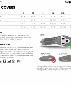 Gripgrab PACR Windproof Toe Covers Yellow Hi-Vis