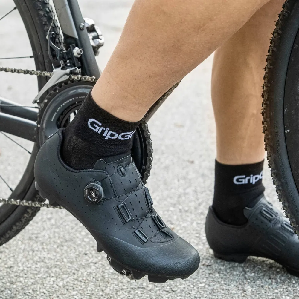Online Gripgrab RIDE Low Cut Socks 3-Pack Black