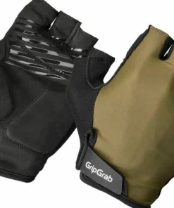 Outlet Gripgrab Ride Padded Short Finger Summer Gloves Olive Green