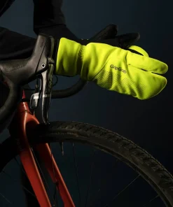 Discount Gripgrab Ride Windproof Deep Winter Lobster Gloves Yellow Hi-Vis