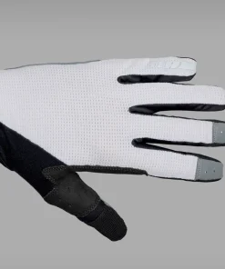Outlet Gripgrab Shark Padded Full Finger Glove White