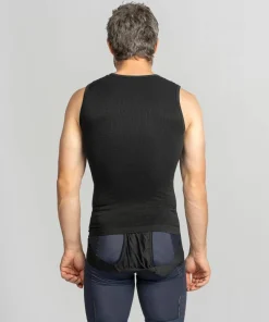 Clearance Gripgrab Unisex PACR Spring-Autumn Seamless Sleeveless Base Layer Black