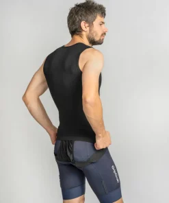 Clearance Gripgrab Unisex PACR Spring-Autumn Seamless Sleeveless Base Layer Black