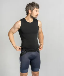 Clearance Gripgrab Unisex PACR Spring-Autumn Seamless Sleeveless Base Layer Black