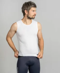 Discount Gripgrab Unisex PACR Ultralight Seamless Sleeveless Base Layer White