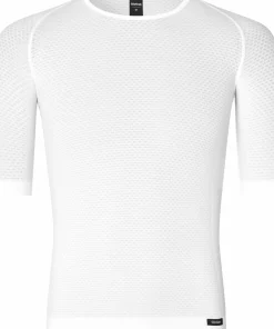 New Gripgrab Unisex PACR Ultralight Seamless Short Sleeve Base Layer White