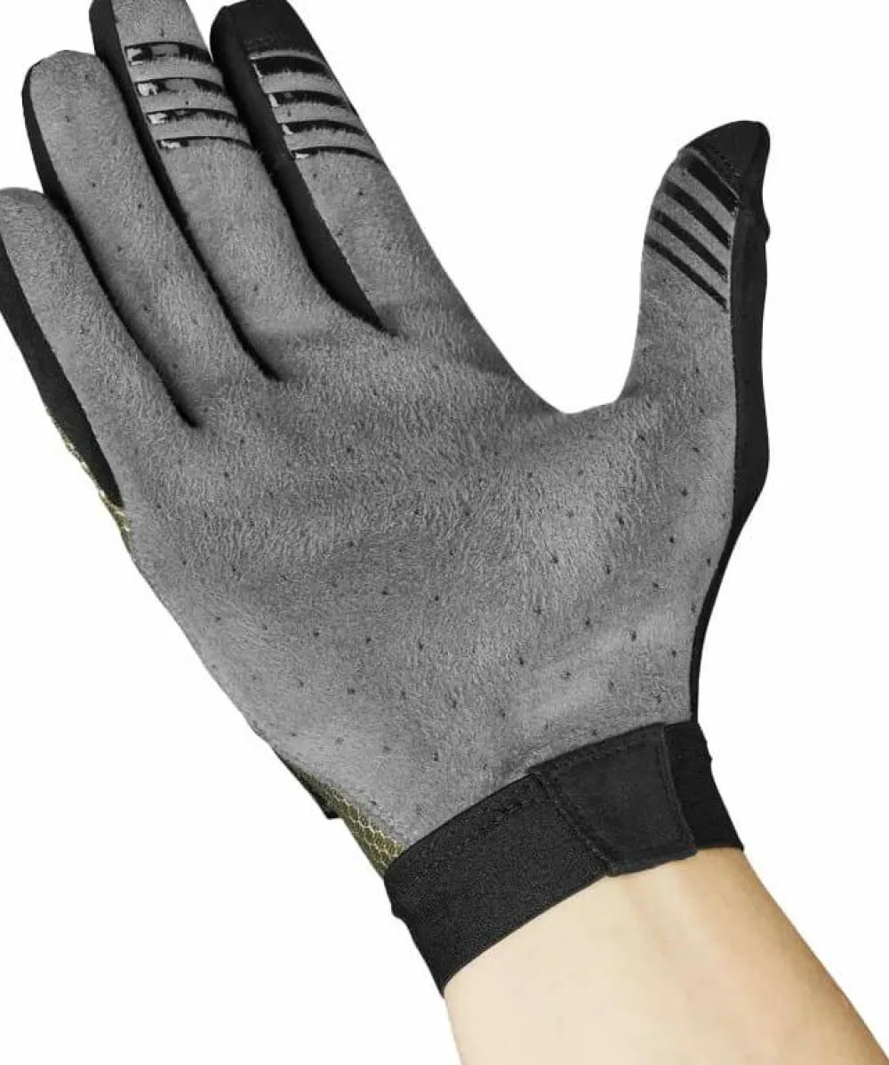 Outlet Gripgrab Vertical 2 Insidegrip™ Full Finger Summer Gloves Olive Green