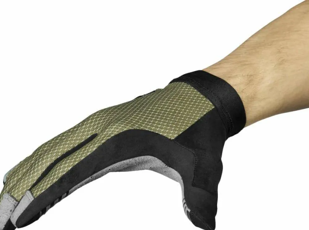 Outlet Gripgrab Vertical 2 Insidegrip™ Full Finger Summer Gloves Olive Green