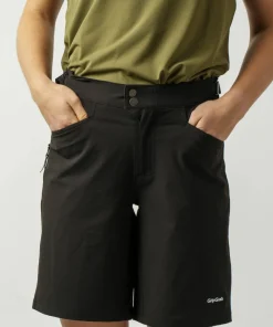 Discount Gripgrab Women's Flow 2in1 Technical Cycling Shorts Black