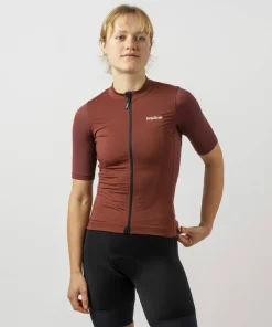 Discount Gripgrab Women's Ride Short Sleeve Jersey Dark Red