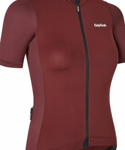 Discount Gripgrab Women's Ride Short Sleeve Jersey Dark Red