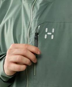Outlet Haglöfs Men's Alert GORE-TEX Jacket Chlorophyll Green