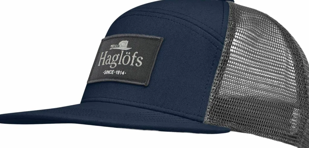 Clearance Haglöfs Men's Trucker Cap Tarn Blue/Magnetite