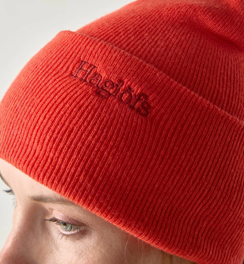 Discount Haglöfs Outsiders Beanie Bright Red