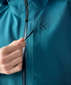 Clearance Haglöfs Women's Front Proof II Jacket Deep Teal
