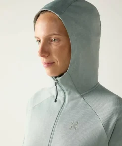 New Haglöfs Women's Korp Mid Hood Dew Green