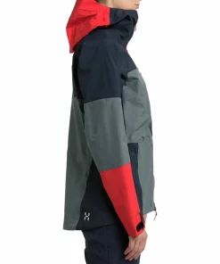 Outlet Haglöfs Women's Spitz Gore-Tex Pro Jacket Steel Blue/Tarn Blue