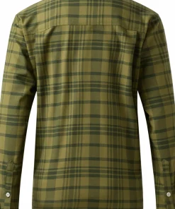 New Haglöfs Women’s Virke Flannel Shirt Seaweed Green/Olive Green