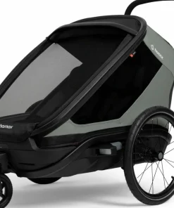 Best Hamax Outback Next Bicycle Trailer Green/Black