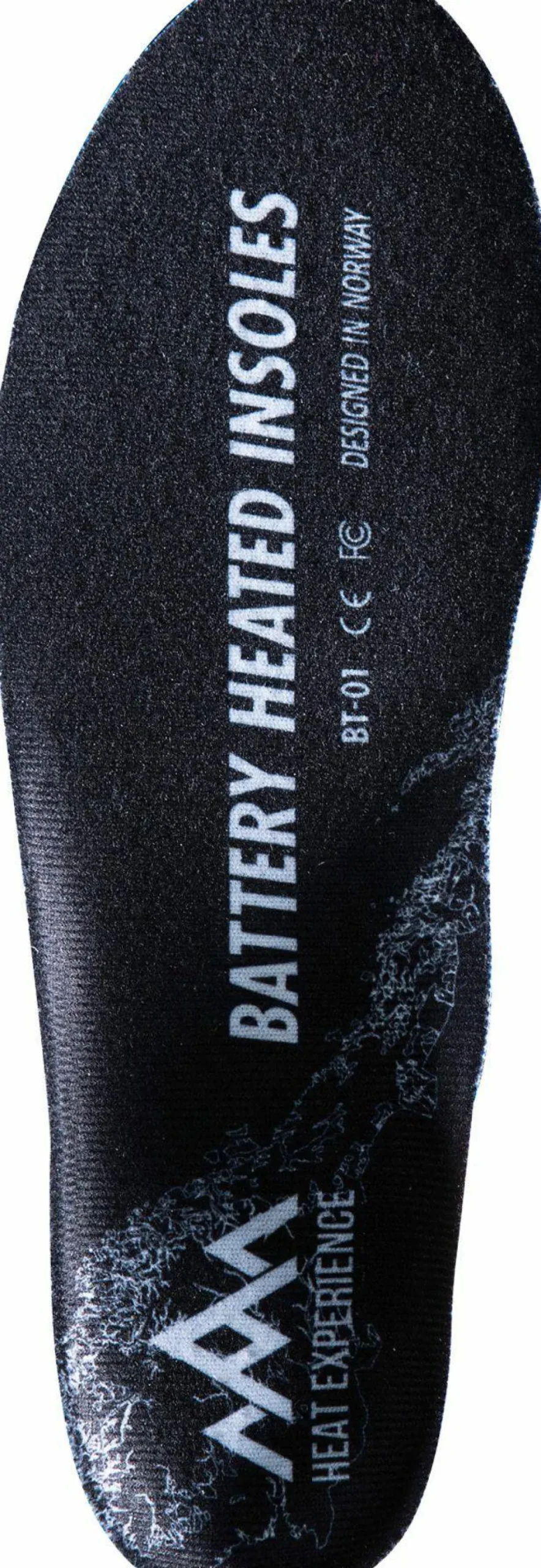 New Heat Experience APP Controlled Heated Insoles Black Blue