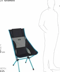 Online Helinox Sunset Chair Black/O Blue Black/Cyan Blue