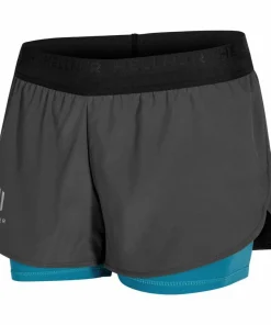 Outlet Hellner Kelva 2-in-1 Shorts Women's Asphalt