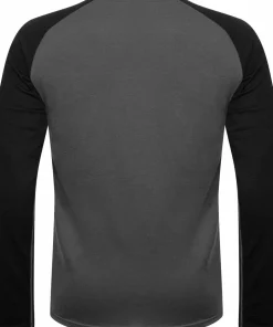 New Hellner Men's Wool Warm Base Layer Long Sleeve Phantom/Black Beauty
