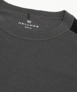 New Hellner Men's Wool Warm Base Layer Long Sleeve Phantom/Black Beauty