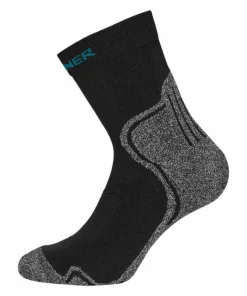 Hellner Mid Tech Run Sock Black Beauty