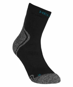 Hellner Mid Tech Run Sock Black Beauty