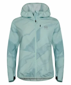 Best Hellner Women's Aras Running Jacket Blue Haze