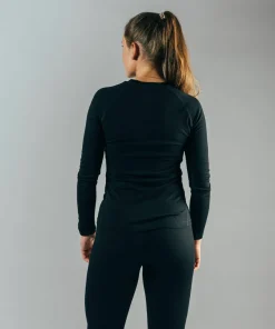 Best Hellner Women's Nieras Merino Top 2.0 Black Beauty