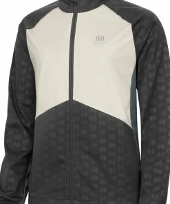 Hot Hellner Women's Sårjås XC Ski Jacket Stormy Weather/Asphalt/Off White Stormyweather/Asphalt/Offw