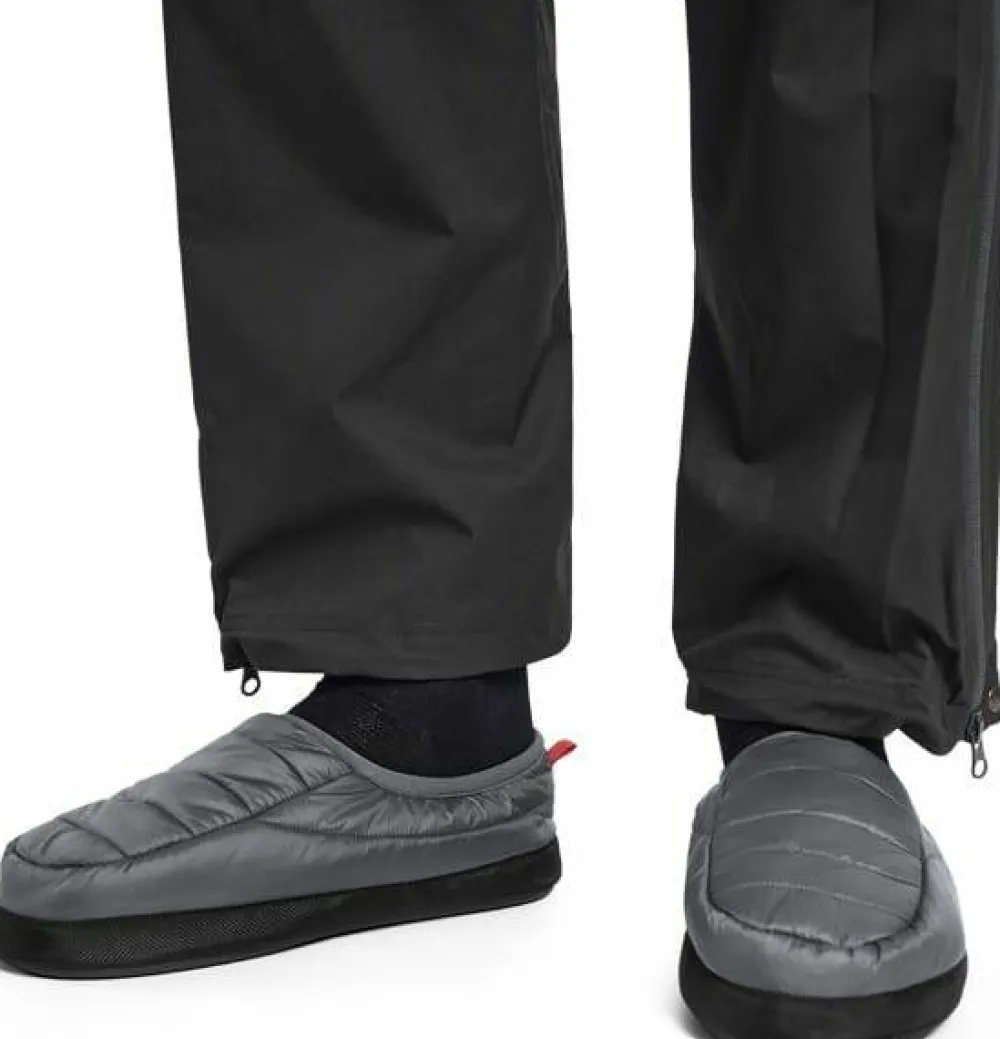 Outlet Helsport Pro Camp Slippers Smoky Grey / Ruby Red