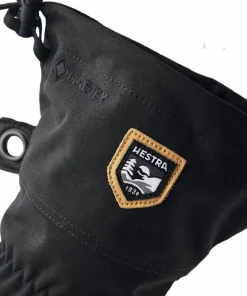 Sale Hestra Army Leather Gore-Tex - 5 Finger Black/Black