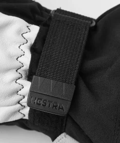 Discount Hestra Army Leather Heli Ski 5-finger Black Svart