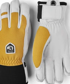 Outlet Hestra Army Leather Patrol - 5 Finger Mustard