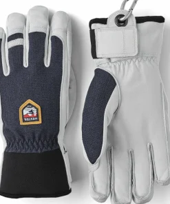 Discount Hestra Army Leather Patrol - 5 Finger Navy Marin