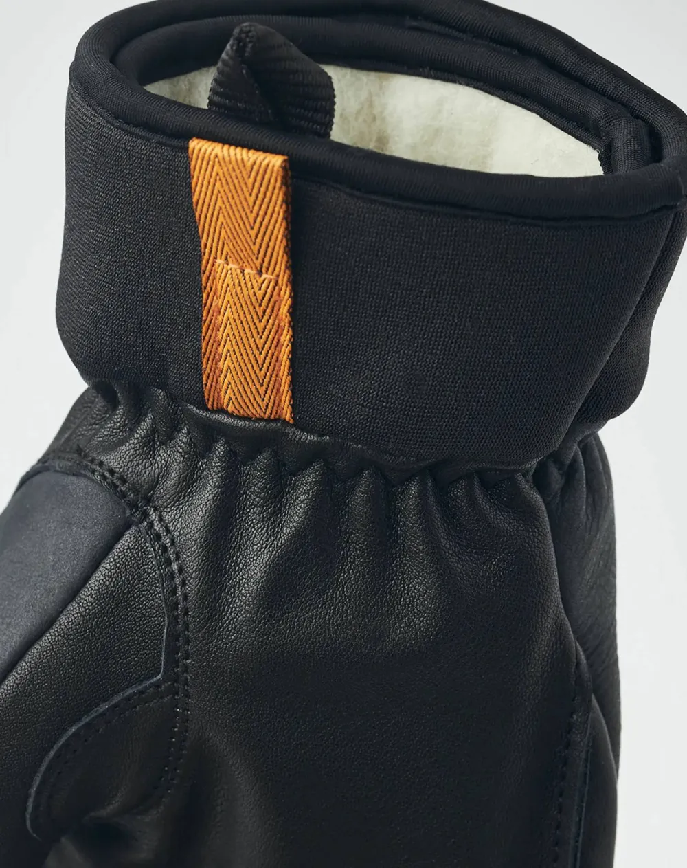 Sale Hestra Army Leather Wool Terry 5-Finger Grey