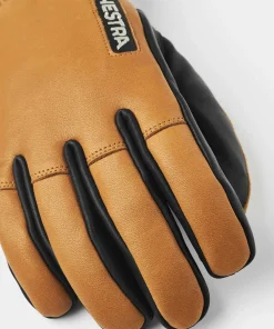 Online Hestra Army Leather Wool Terry 5-Finger Cork