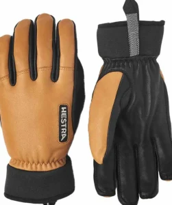 Online Hestra Army Leather Wool Terry 5-Finger Cork