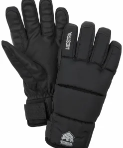 Sale Hestra Czone Frost Primaloft - 5 Finger Black Svart