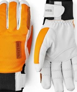 Outlet Hestra Ergo Grip Active Wool Terry - 5 Finger Orange/Off White Orange/Offwhite
