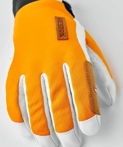 Outlet Hestra Ergo Grip Active Wool Terry - 5 Finger Orange/Off White Orange/Offwhite